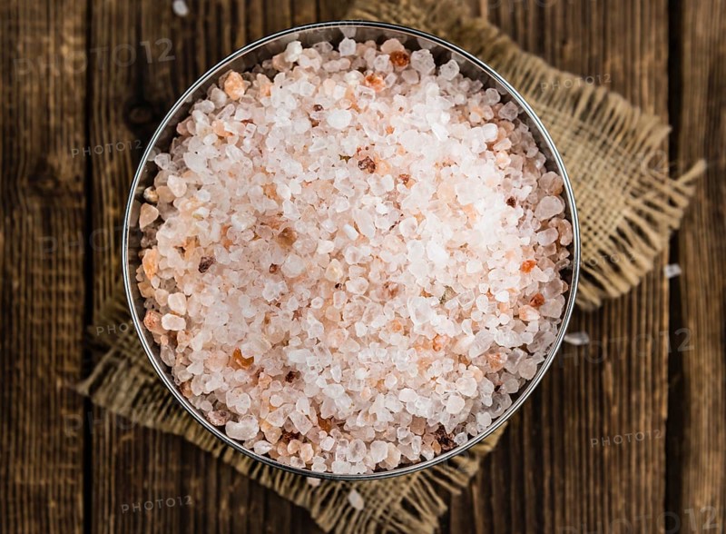 Portion of Pink Salt (close-up shot, selective focus)