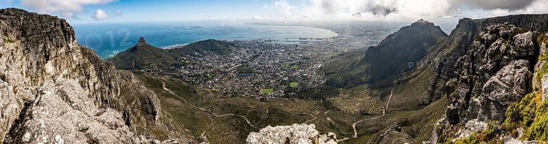 Cape Town, South Africa. View from a boat