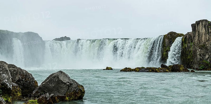 The Famous Godafoss waterfall in northern Iceland