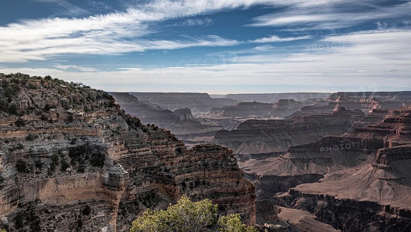Famous Grand Canyon Sout Rim in Arizona, USA, North America