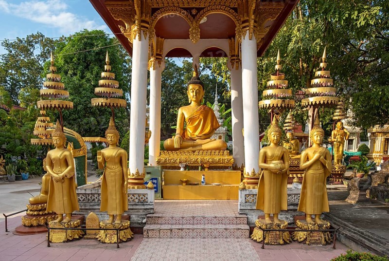 Wat Si Saket or Sisaket Temple, Vientiane, Laos, Asia