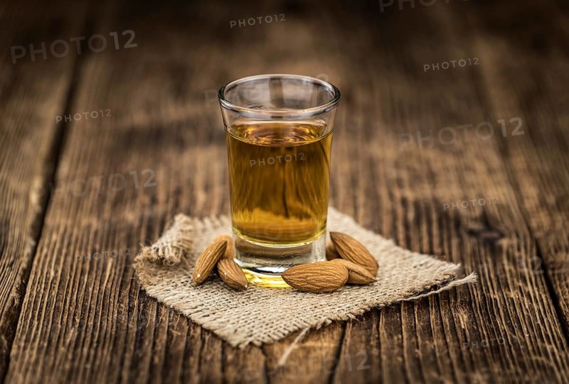 Some Amaretto (close-up shot, selective focus)