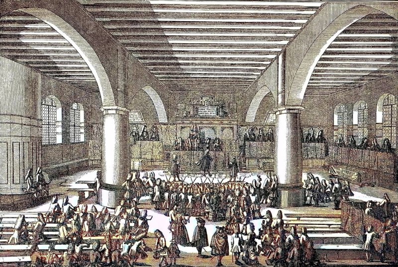 Doctoral student grant at the University of Altdorf, Germany, digital reproduction of an original from the 19th century, original date unknown, Europe