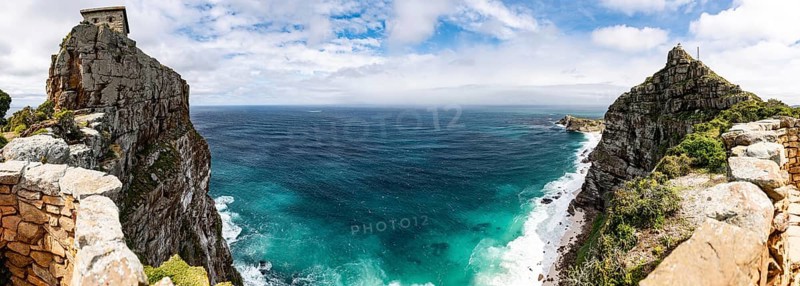 Cape Point at South Africa. The most southern point of the African continent