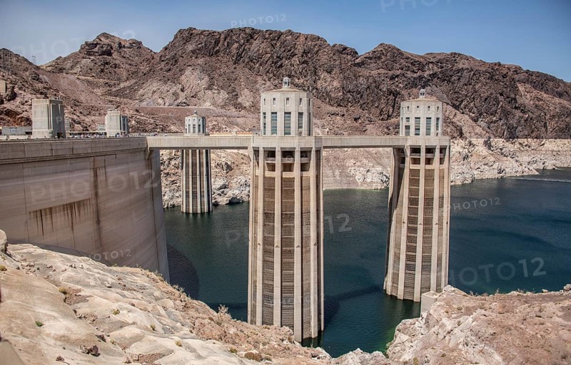 The famous Hoover Dam near Las Vegas, USA, North America