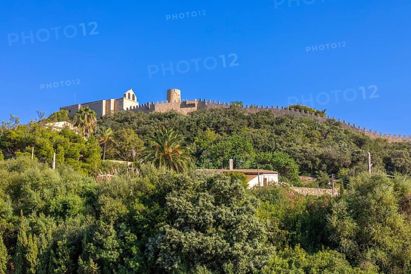 View of the medieval fortress of Capdepera, Majorca
