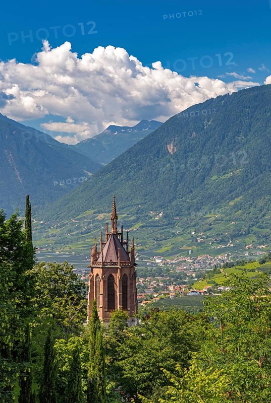 Mausoleum of Archduke Johann of Austria in Schenna near Meran, South Tyrol