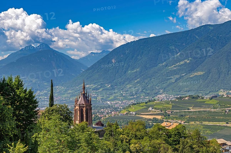 Mausoleum of Archduke Johann of Austria in Schenna near Meran, South Tyrol