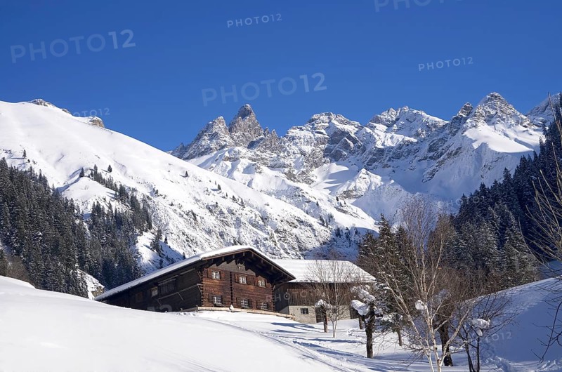 Traditional farmhouse in small villlage of