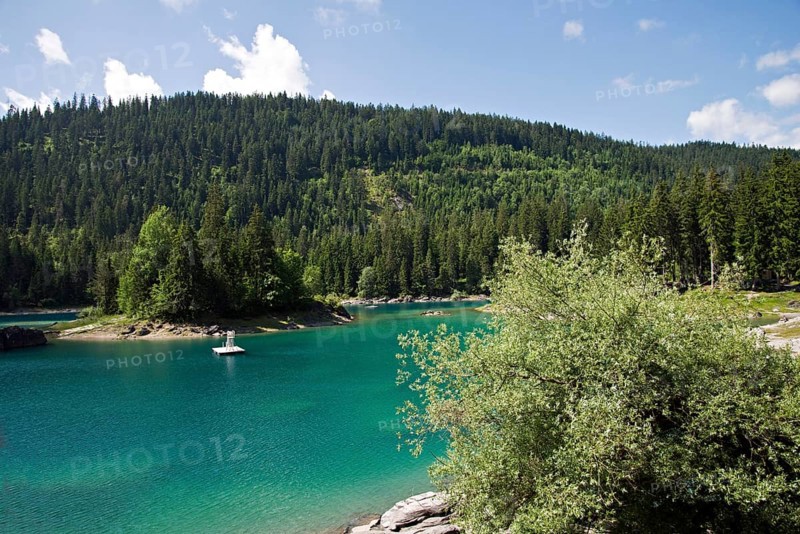 Cauma lake in Switzerland