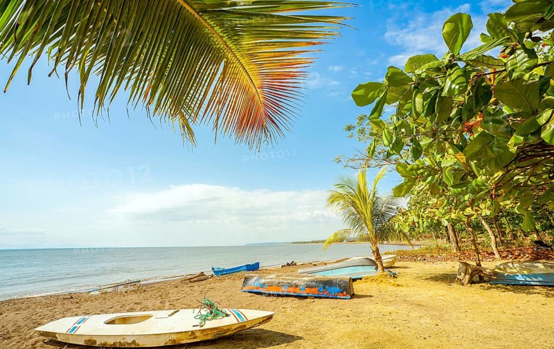 On the beach of Playa Tarcoles Costa Rica