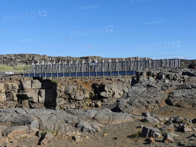 Midlina, bridge between the continents, Reykjanes, Iceland, Europe