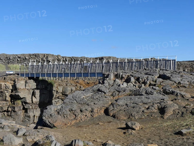 Midlina, bridge between the continents, Reykjanes, Iceland, Europe