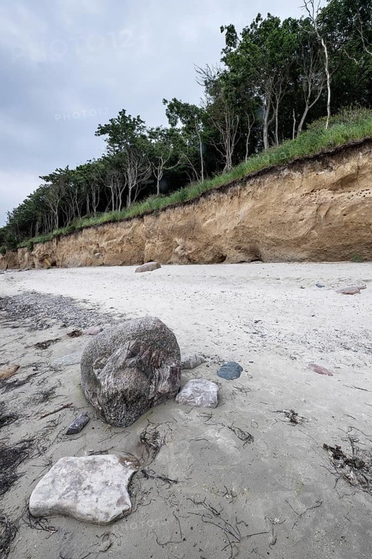 Steep coast, Poel Island, Mecklenburg-Western Pomerania, Germany, Europe