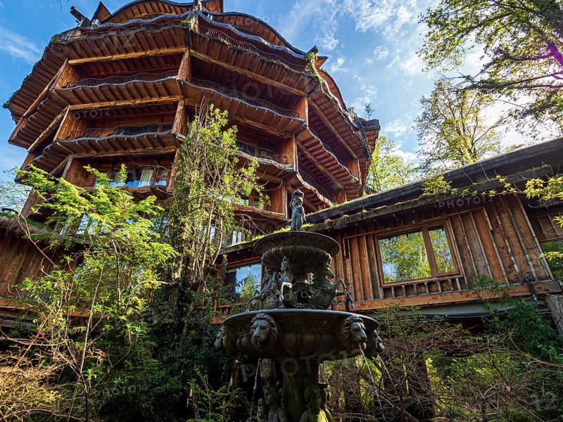 Nothofagus Hotel, Reserva Biologica Huilo Huilo, Chile, South America