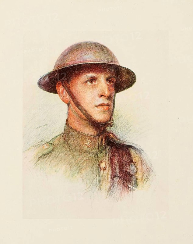 The Allies in the First World War, British Empire, Non-Commissioned Officer of the Artillery, GW Kimberley, from Hampstead, London, Historical, digitally restored reproduction from a 19th century original, Record date not stated