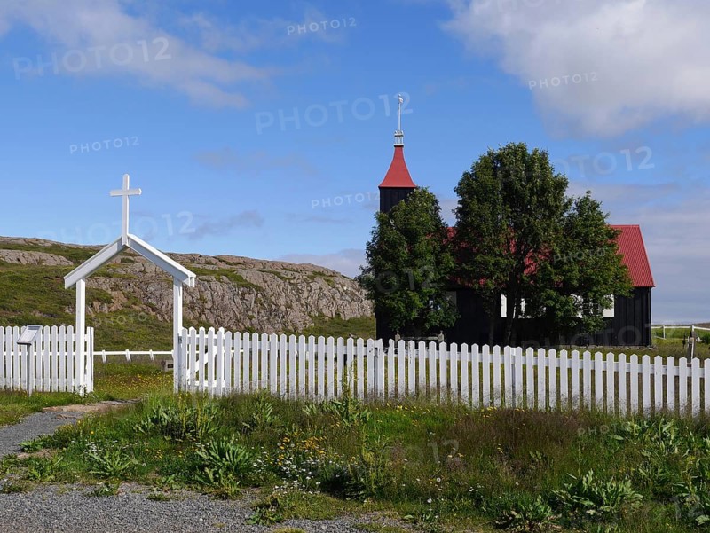 The Kirkjubaerjarkirja church in Iceland