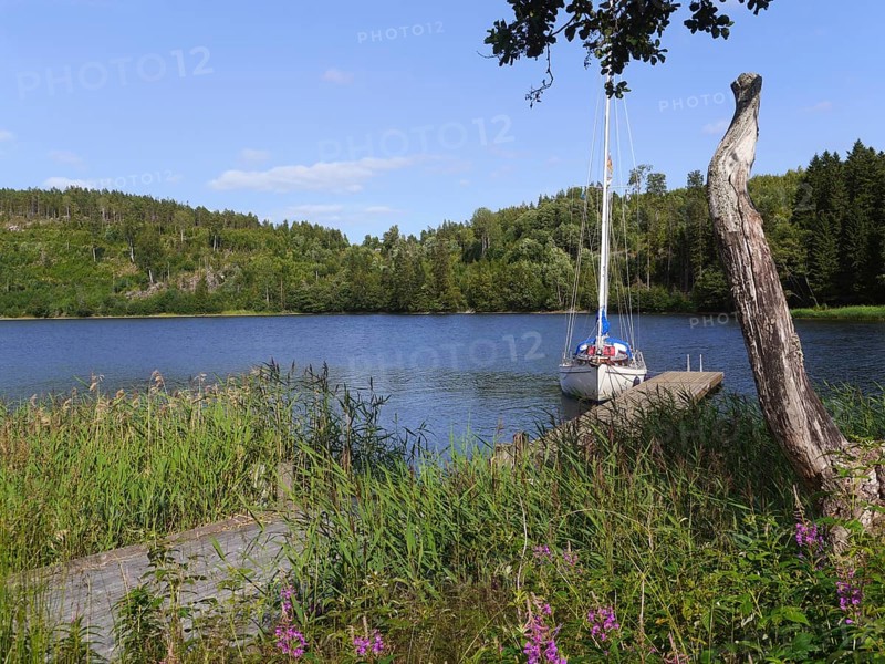 Beautiful lagoon on the Swedish high coast