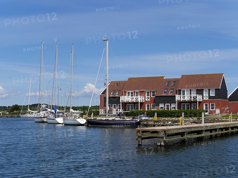 Klintholm Havn is a fishing village and popular holiday resort on the south coast of Mon, an island in the municipality of Vordingborg in south-east Denmark