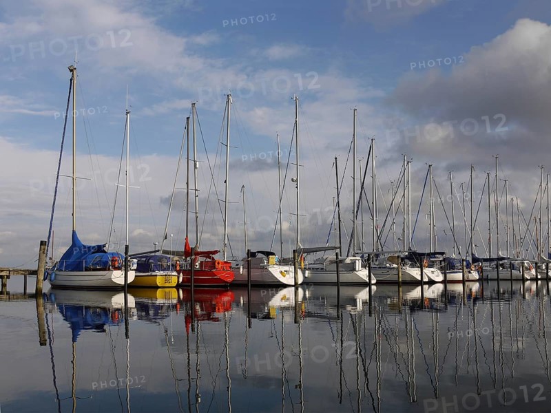 Jetty 12 in the large Heiligenhafen marina