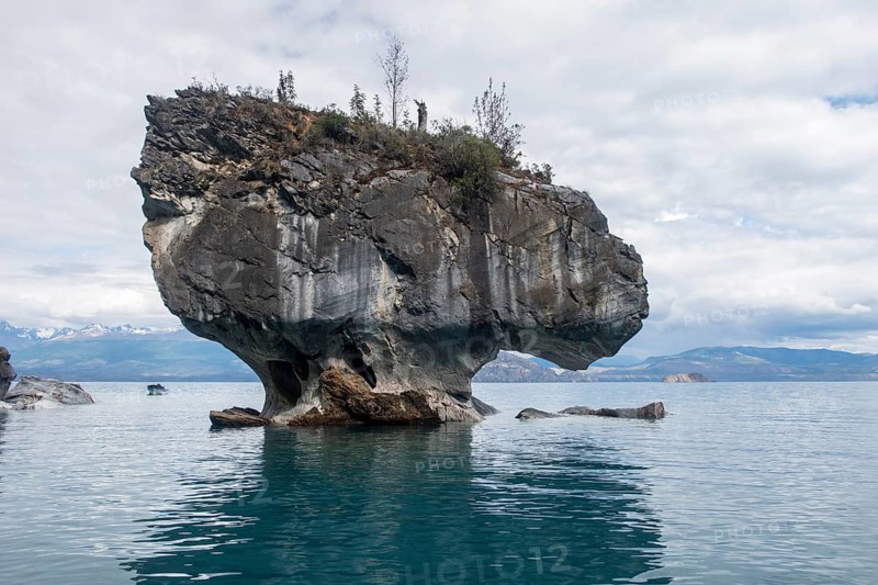 Cathedral marble rock in chile