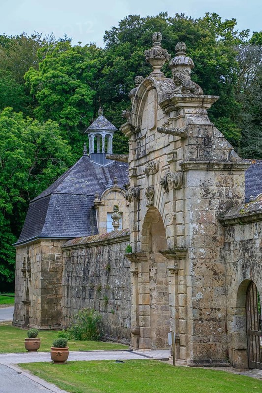 Manoir du Hilguy, former aristocratic residence, now a holiday resort of the British The Holiday Property Bond, Plogastel-Saint-Germain, department Finistere Penn ar Bed, region Bretagne Breizh, France, Europe