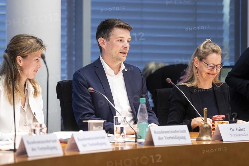 Marcus Faber, Member of the German Bundestag (FDP), after his election as Chairman of the Defence Committee in the Paul Lobe House in Berlin, 12.06.2024