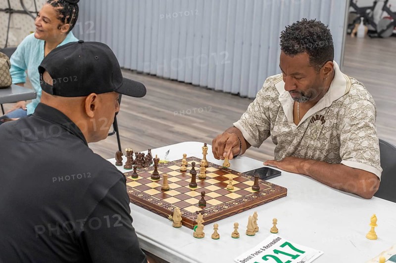 Detroit, Michigan, Chess competition at the Detroit Senior Olympics. The three-day competition for residents over 50 was organized by the city's Parks and Recreation Division