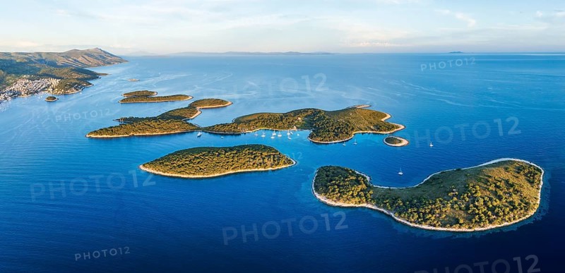 Pakleni or Paklinski Islands off the island of Hvar, Dalmatia, Croatia, Europe