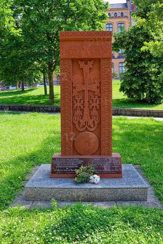 Memorial to the Victims of the Armenian Genocide, Halle an der Saale, Saxony-Anhalt, Germany, Europe