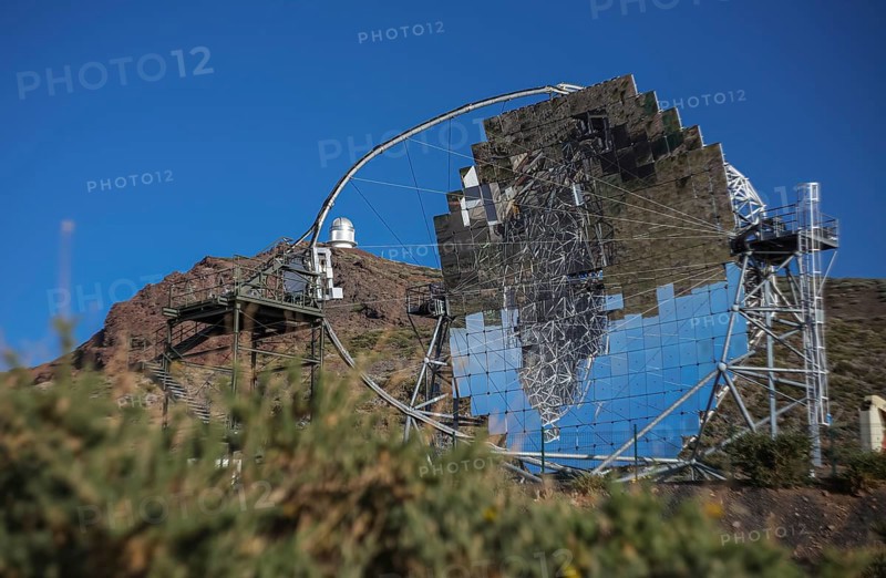 MAGIC Telescope at the Roque de los Muchachos Observatory, ORM, astronomical observatory located in Garafia