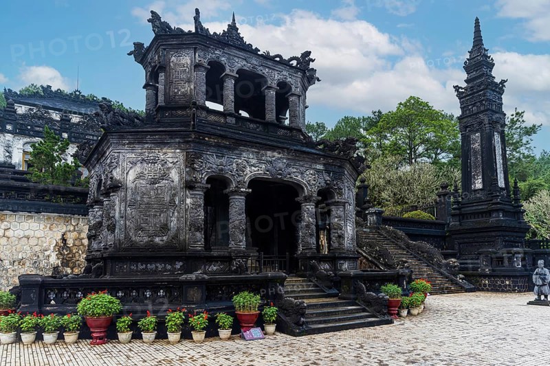 Shrine pavilion in Imperial Khai Dinh Tomb