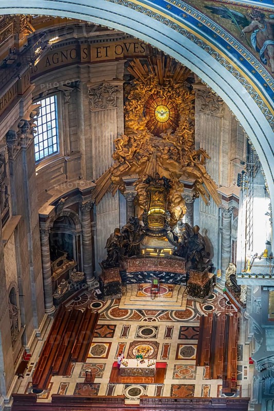 The Papal Basilica of St. Peter in the Vatican is an Italian Renaissance church in Vatican City