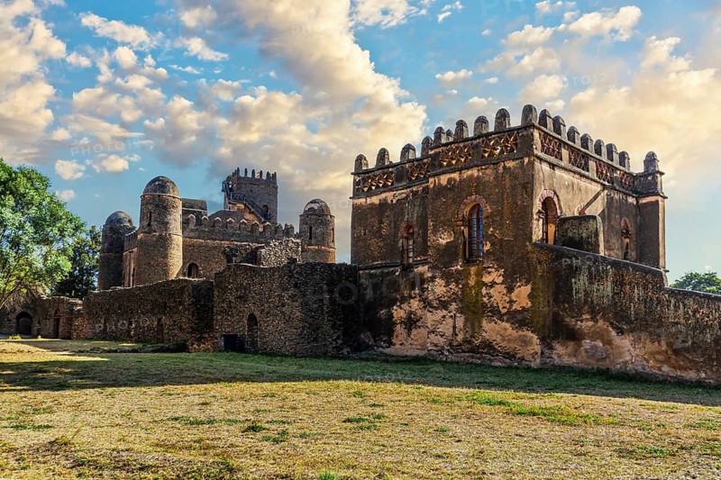 Fasilides Castle, founded by Emperor Fasilides in Gondar, once the old imperial capital and capital of the historic Begemder Province