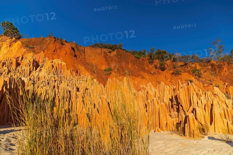 This unique colorful formation is unique to the region of Diego Suarez and only accessible by 4x4 or old Renault R4