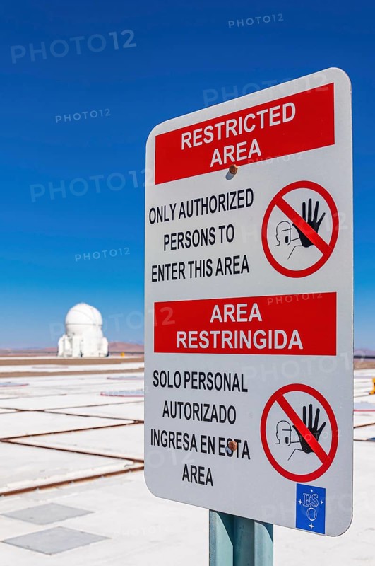 The Very Large Telescope facility with an auxillary telescope in the background