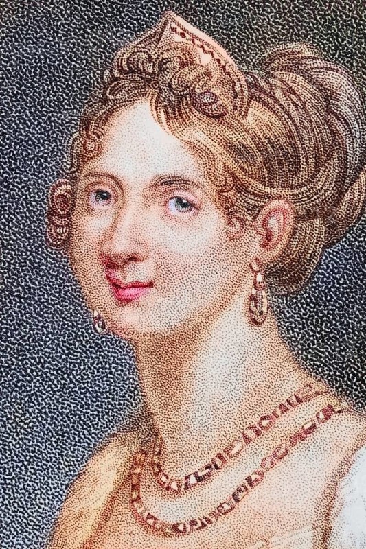Marie Louise, Empress of the French, Duchess of Parma, Piacenza and Guastalla, 1791-1847, second woman of Napoleon I. Copper engraving by Heath, digitally restored reproduction from a 19th century original, record date not stated