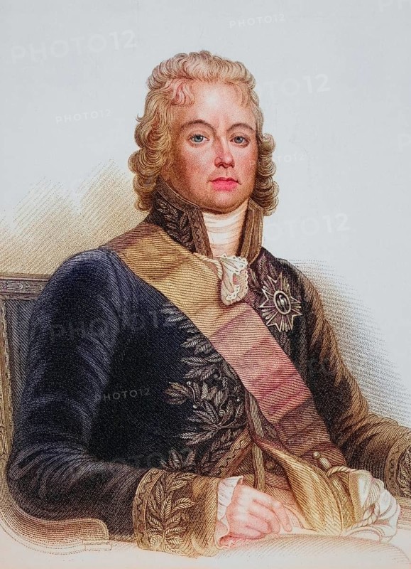 Charles Maurice de Talleyrand Perigord, Prince of Benevento, 1754-1838, French politician and diplomat. Painted by S. Freeman after a painting by Gerrard, digitally restored reproduction from a 19th century original, Record date not stated