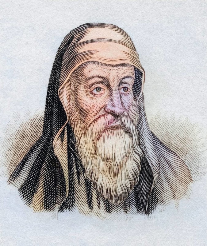 Origen or Origen Adamantius, born around 185, died 254, early Christian scholar, theologian and father of the Christian church. From the book Crabbe's Historical Dictionary, published in 1825, digitally restored reproduction from a 19th century original, record date not stated