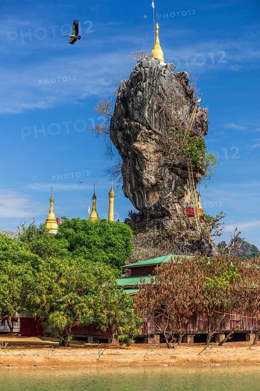 The enchanted Kyauk Kalap Pagoda