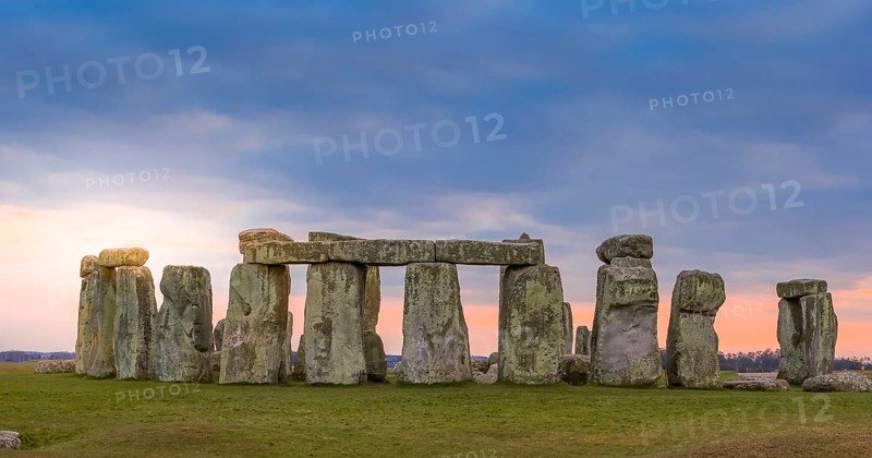 The famous Stonehenge around Fall