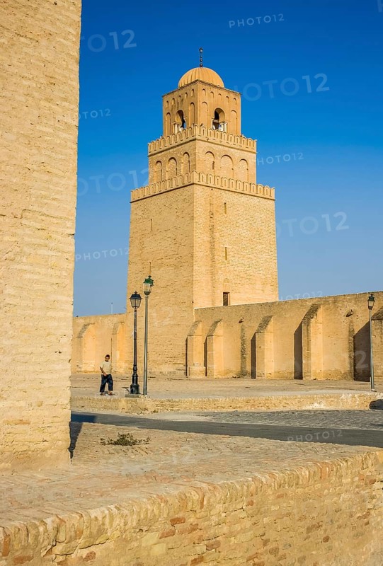 The Sidi Oqba mosque in Kairouan also known as the Grand Mosque