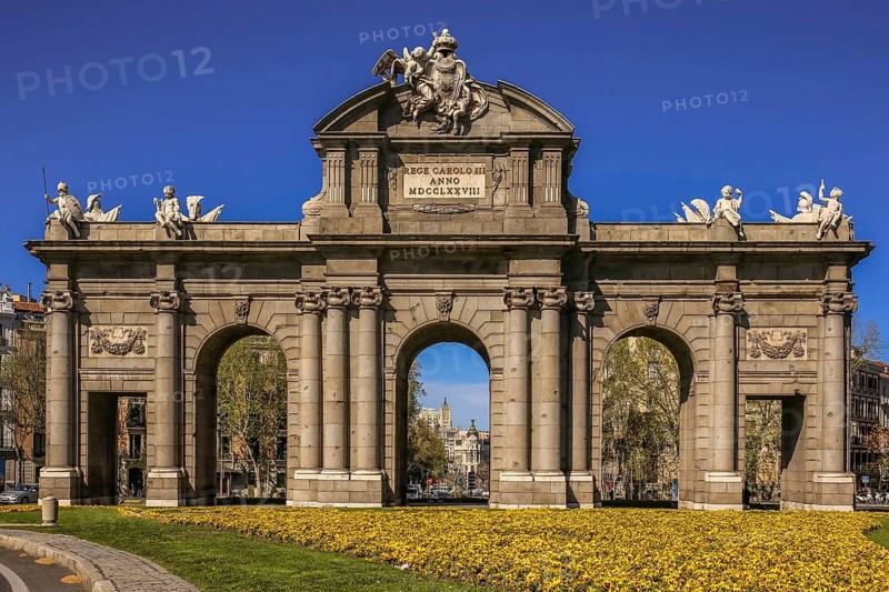 The Alcala Door (Puerta de Alcala) is a one of the ancient doors of the city of Madrid, Spain, Europe
