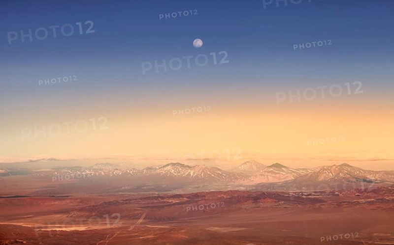 Arid landscape at the Valley of the Moon in Chile