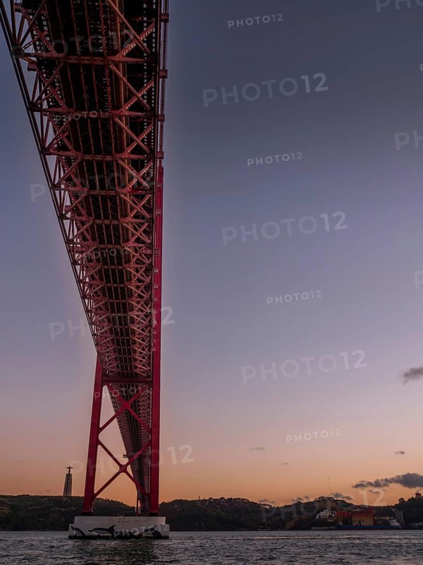 Vasco da Gama bridge seen from underneath
