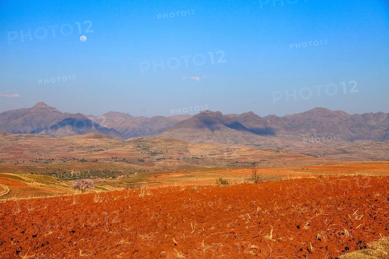 A colourful landscape in Lesotho