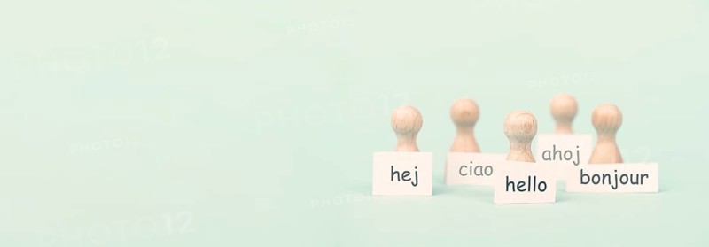 European languages, word hello in different language spoken in Europe, concept of multilingual business and community, multilingualism in the EU