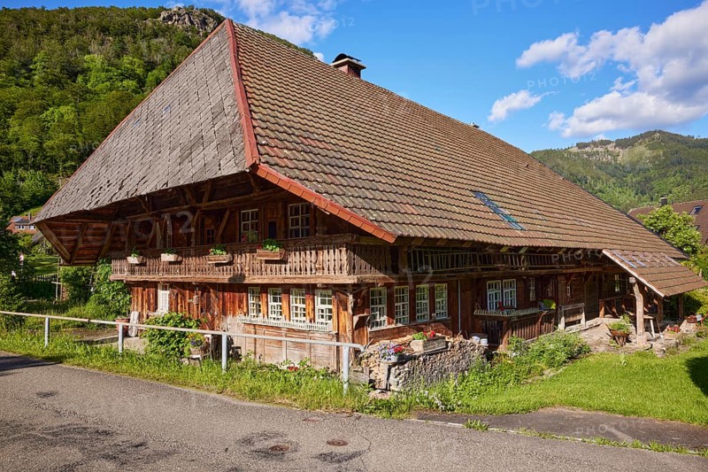 Black Forest house in the district of Geschwend, Todtnau, Black Forest, district of Lorrach, Baden-Württemberg, Germany, Europe