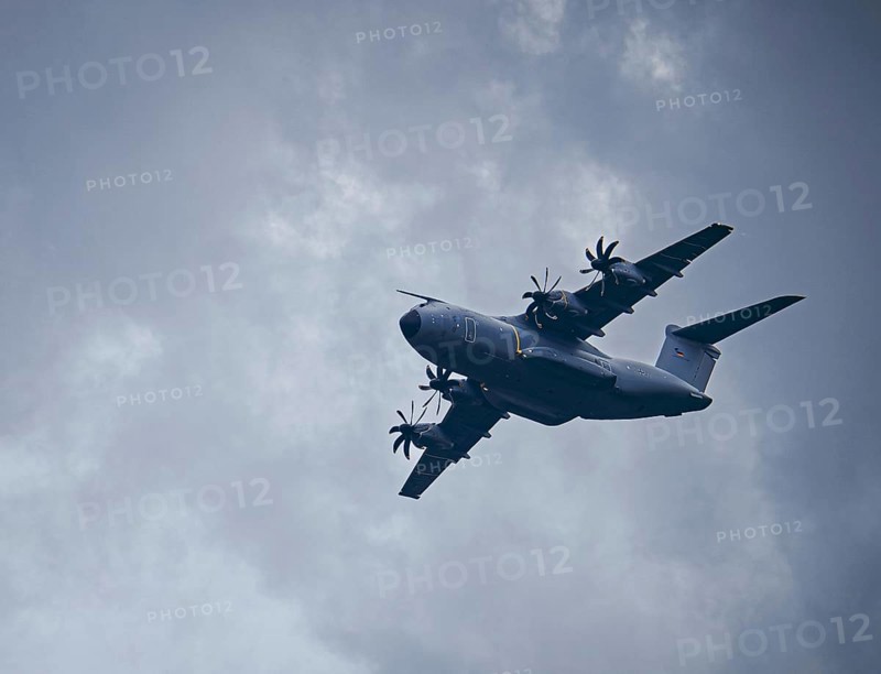 An Airbus A400M, photographed during an air show at the ILA Berlin Air Show in Berlin, 7 June 2024