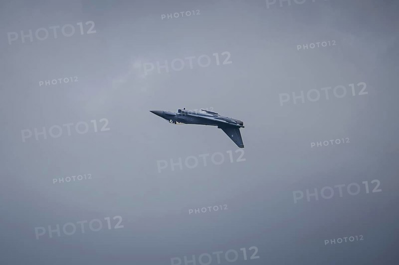 Eurofighter Typhoon, photographed during an air show at the ILA Berlin Air Show in Berlin, 07/06/2024